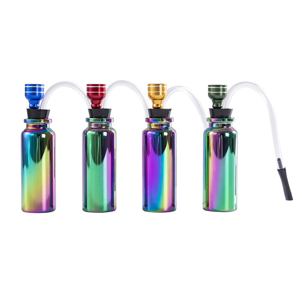 

Mini shisha Portable small hookah with cheap price acrylic cup bottle disposable hookah for smoking Accessories