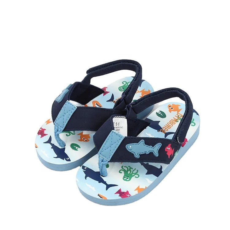

China Kids Sandals EVA Beach Shoe Rubber Baby Slippers, Accept customized color