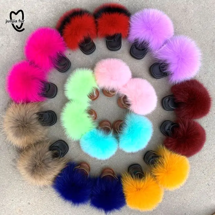 

Wholesale custom toddler fur slides for kids fur slippers baby mommy and me fur slides, All colors can be customized