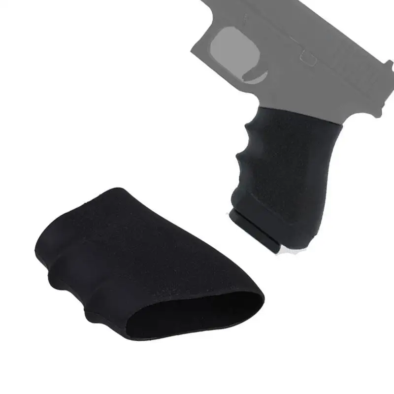 

Fyzlcion Rubber Grip Sleeve (Universal) Full Size Anti Slip Fits For Glock17 19 20 26, S&W, Sigma, SIG Sauer,Beretta Models, Black