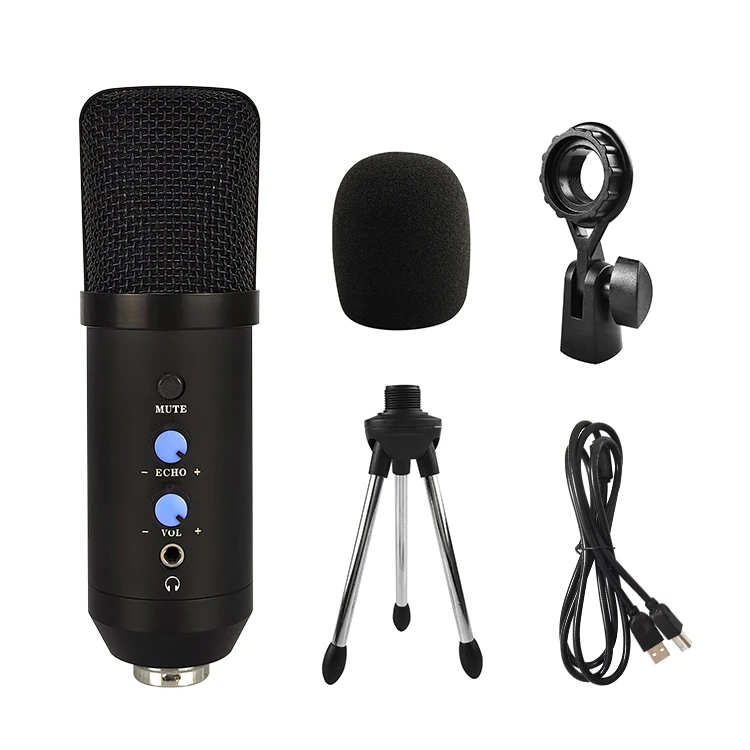 

2021 Upgraded USB Microphone for Computer,Condenser Recording PC Microphone,Professional Plug&Play Studio Microphone