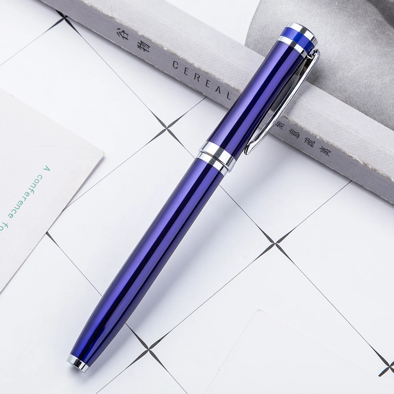 
Wholesale factory metal signature roller pen custom logo gel pen for business 