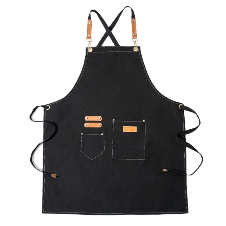 

2021 Fashion Jeans Black apron Denim Waist Aprons Restaurant For Man And Woman, Brown,black ,blue or customized