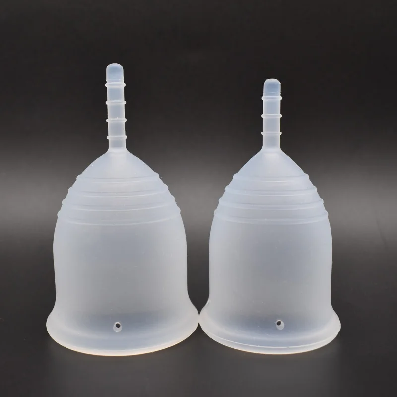 

DDU to FBA transparent menstrual cup custom, Pink, purple,seafoam, black,customized