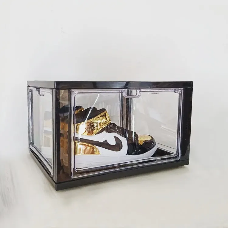 

Open the door on all sides plastic storage boxes for sneakers
