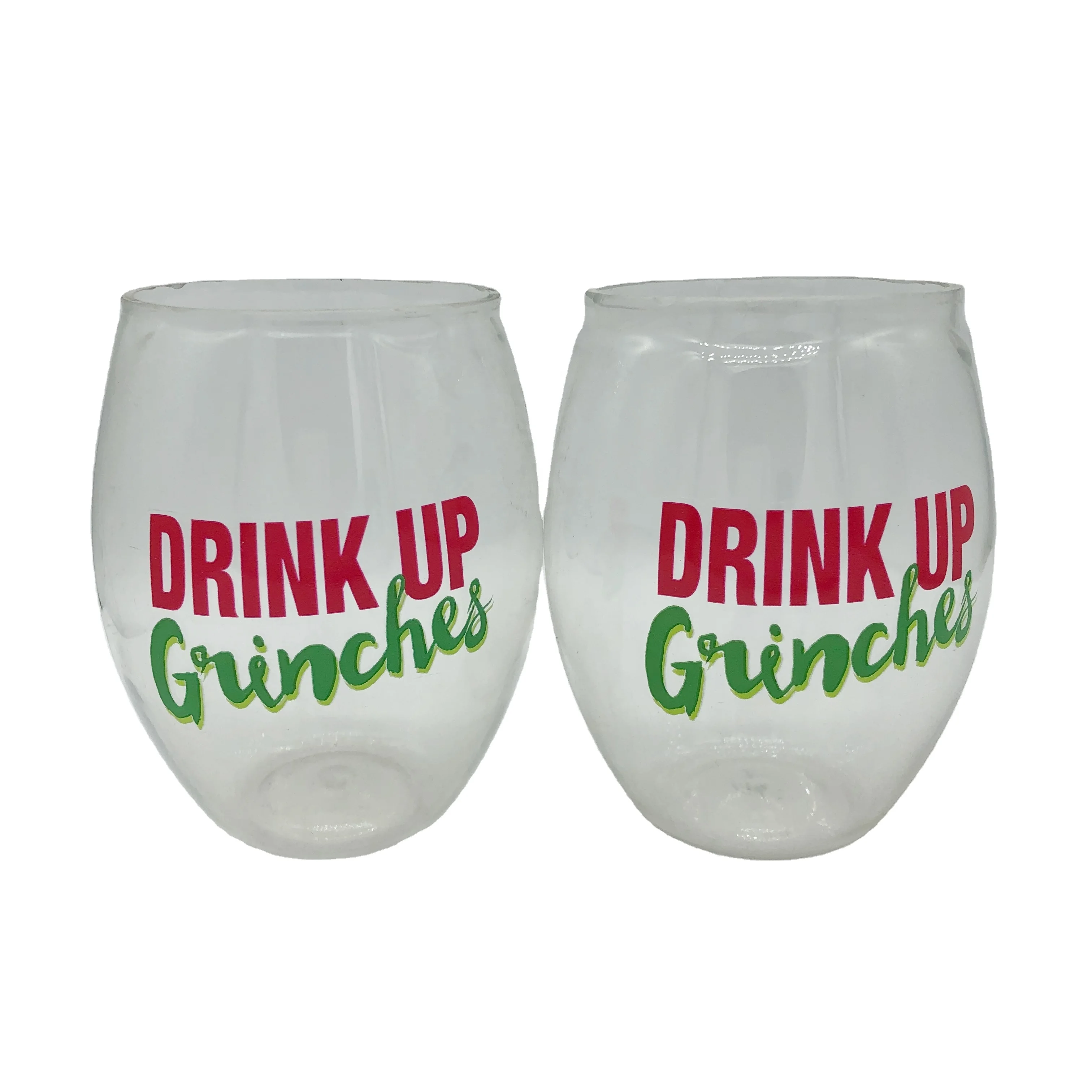 

Wholesale Customized Plastic Wine Glass Plastic Flute Red Wine Glass, White