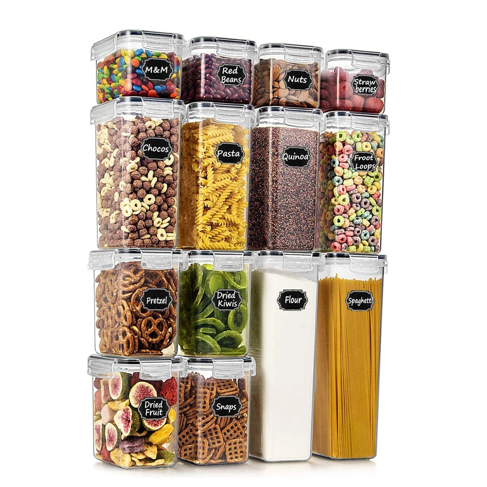 

Airtight Food Storage Containers Set - 14 PC - Kitchen & Pantry Organization - BPA-Free - Plastic Canisters with Durable Lids Id, 1000 please contact customer service after placing an order.
