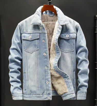 

Casual Outwear Denim Jacket Mens Cotton Denim Jacket, Customized color