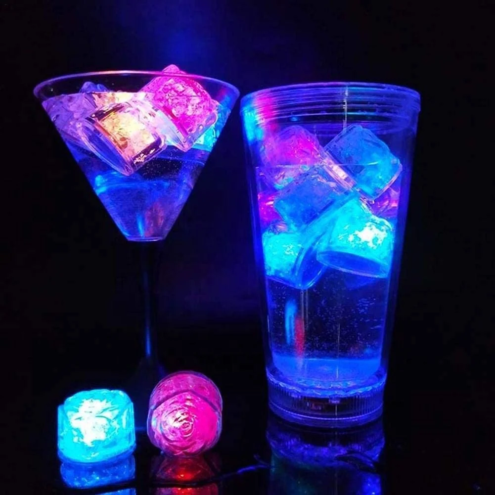 

Wholesale Color-changing Plastic Light Up Ice Cubes Reusable Flashing Led Glow Ice Cube For Drinks