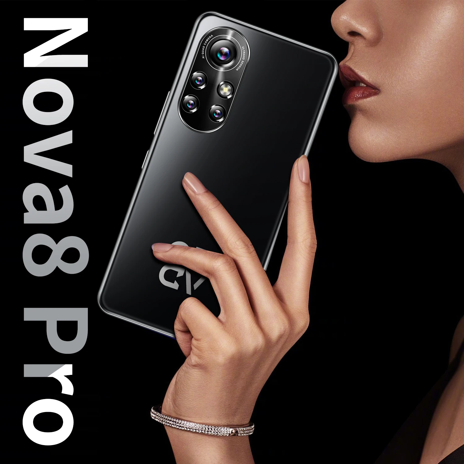 

Nova8 Pro 4g 5g Face recognition HIFI Quality Beauty Camera big memory oem android smartphones with dual sim card