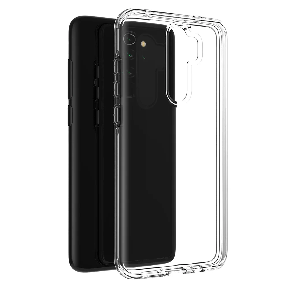 

Transparent clear mobile phone accessories back cover case for Xiaomi Redmi Note 8 9 Pro Max 9S
