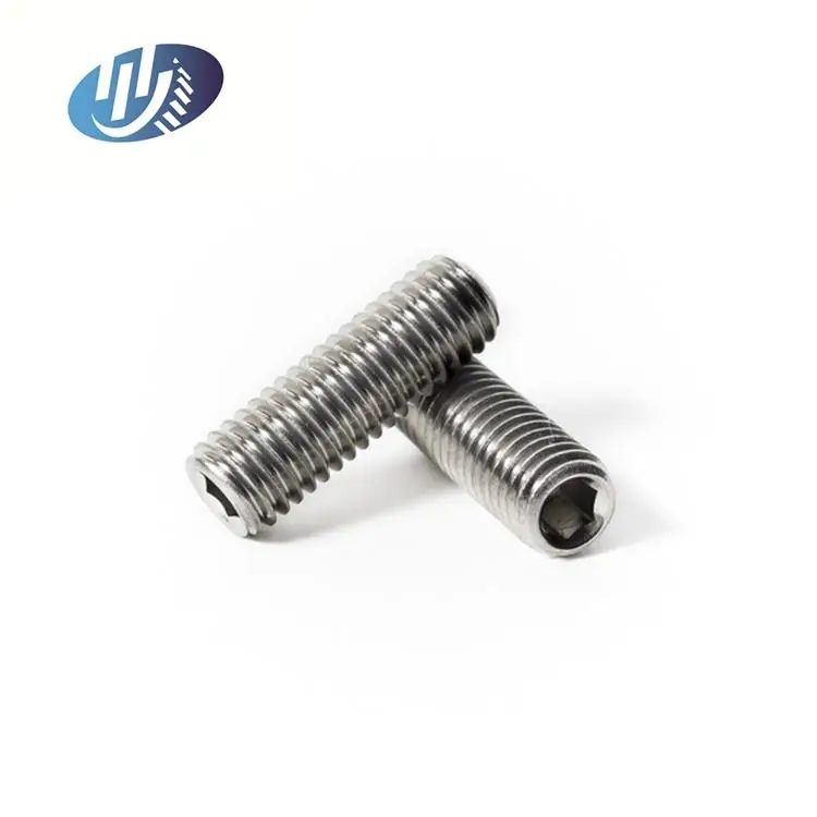 
DIN916 GB80 304 316 stainless steel Hexagon socket set screws cup point 