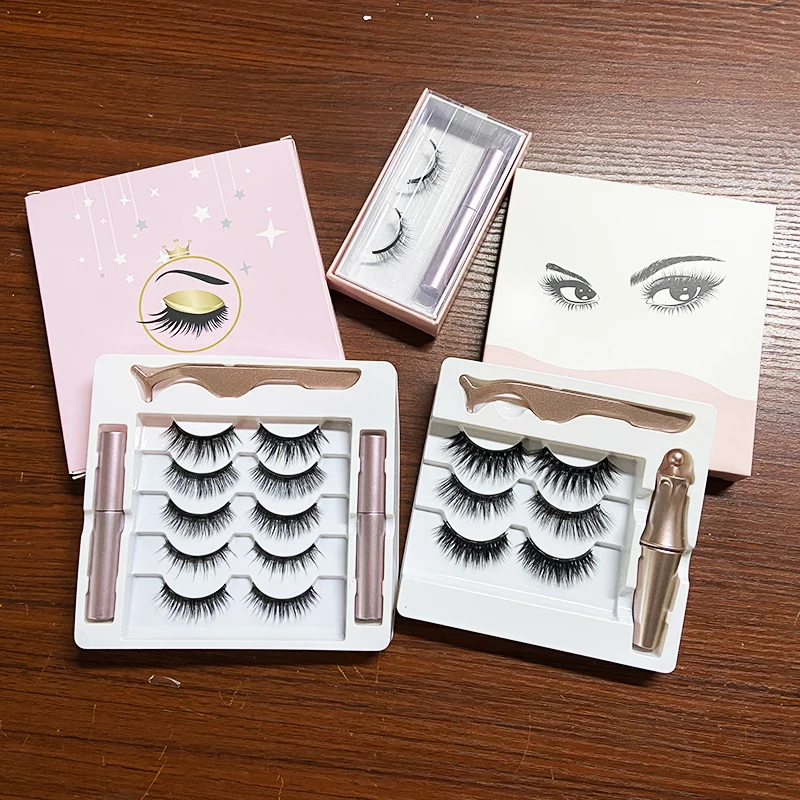 

Private Label 3D 5D Magnetic Lashes Magnetic Eyeliner and Magnetic Eyelashes