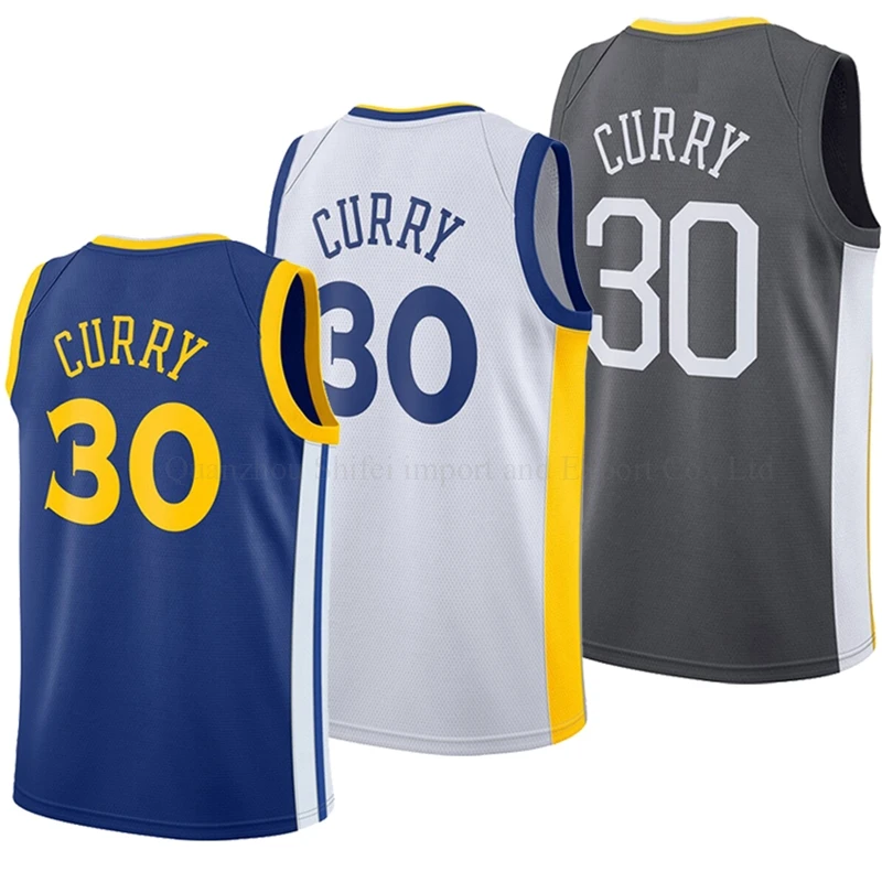 

Latest Design Embroidery Men's #30 Stephen Curry Custom Basketball Jerseys/wear Dropship Wholesale