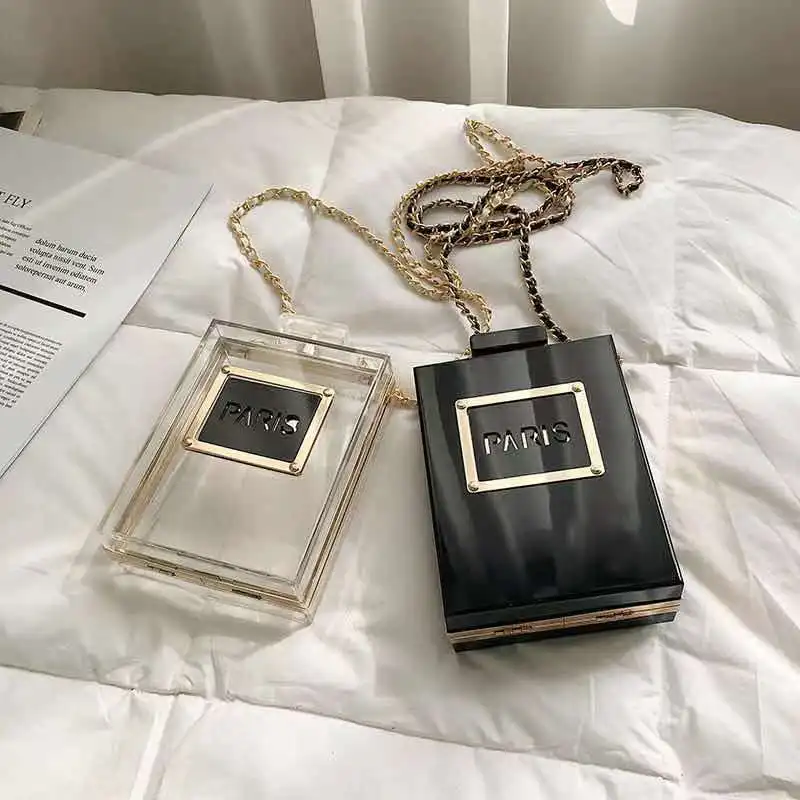 

Fashion Wholesale Ladies Clear Jelly Handbags Transparent Bags For Women Box Purses