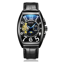 

SEWOR 577 Men Automatic Mechanical Watch Fashion Stainless Steel Dress Clock Self Winding Automatic Brand Wristwatch