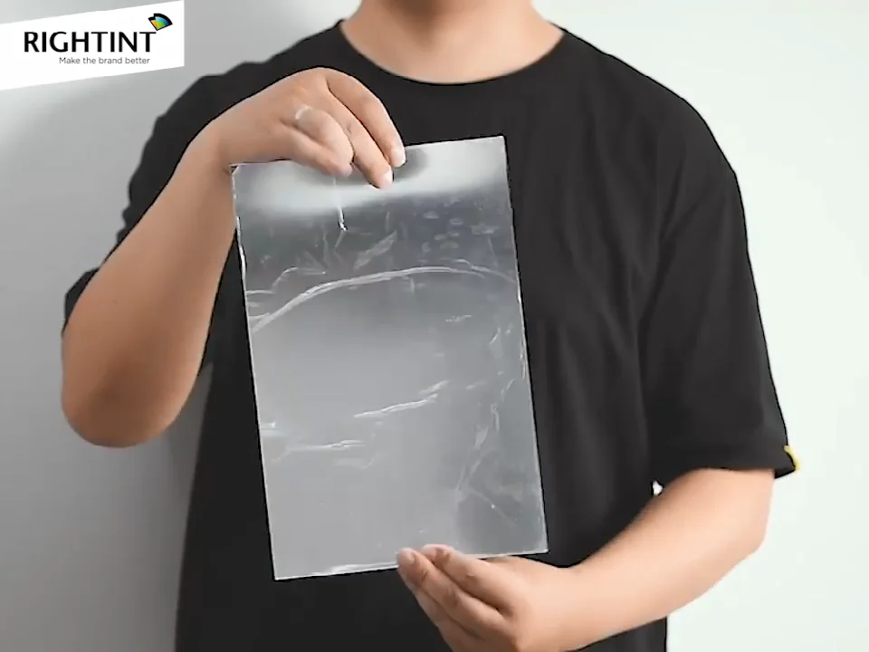 Industry Manufacturer Mirror Metal Silver Aluminium Foil Film Self