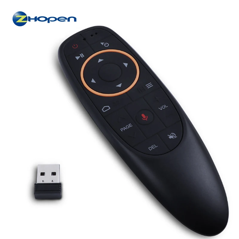 

OEM android TV box voice remote control G10 2.4ghz wireless smart remote for smart TV