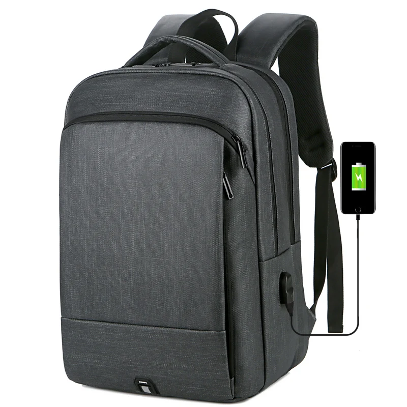 

manufacturer new travelling travel business leather school laptop bags backpack man for students, Black, light grey, blue, dark grey