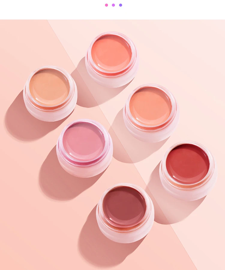 

Blush Blusher Wholesale waterproof Blush Luxury Liquip Blush For Girl Nude Makeup Natural Waterproof blush, 6 colors