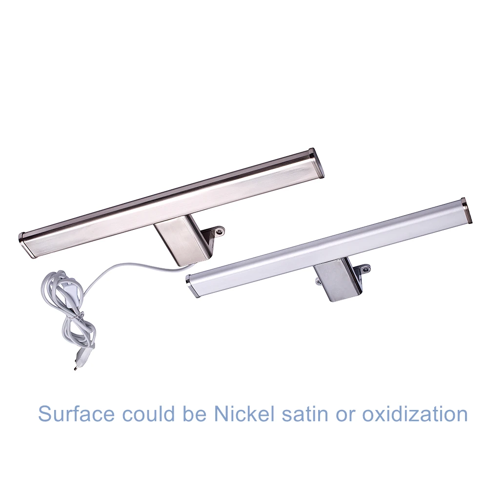 
Homer brand 220V IP44 Europe modern 400mm 8W cabinet bathroom front mirror Polished Chrome led mirror light 