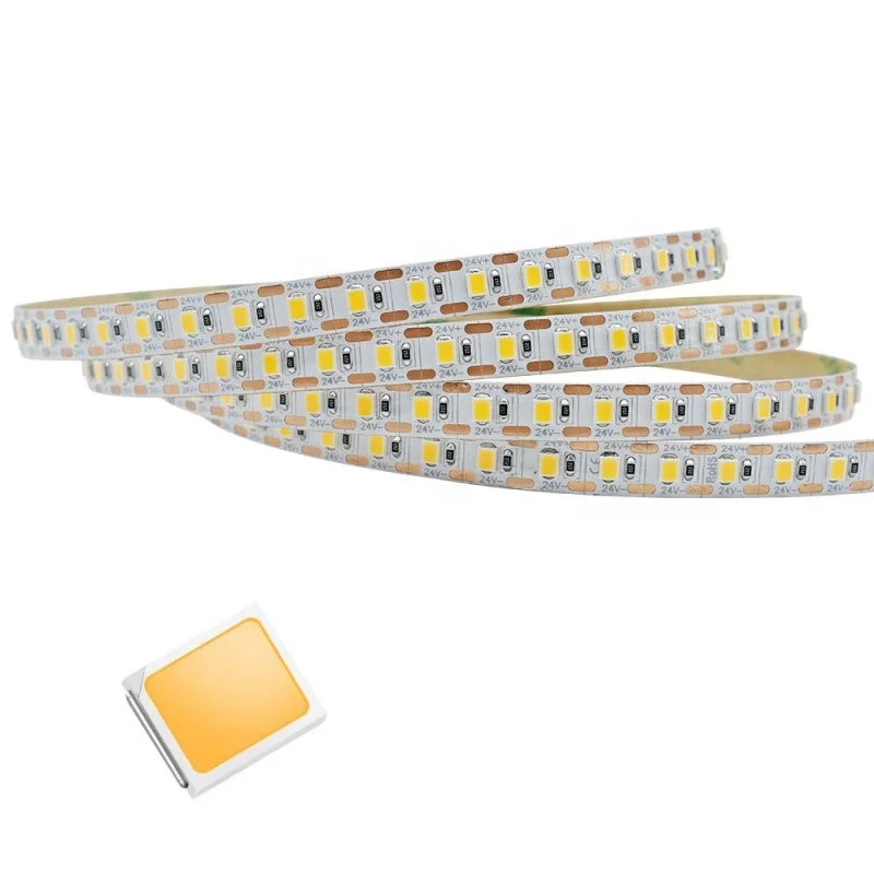 

Free cutting SMD2835 Flex LED Light Strips DC24V 14.4W 120LEDS High CRI90 LED Strip For Indoor Outdoor Decoration