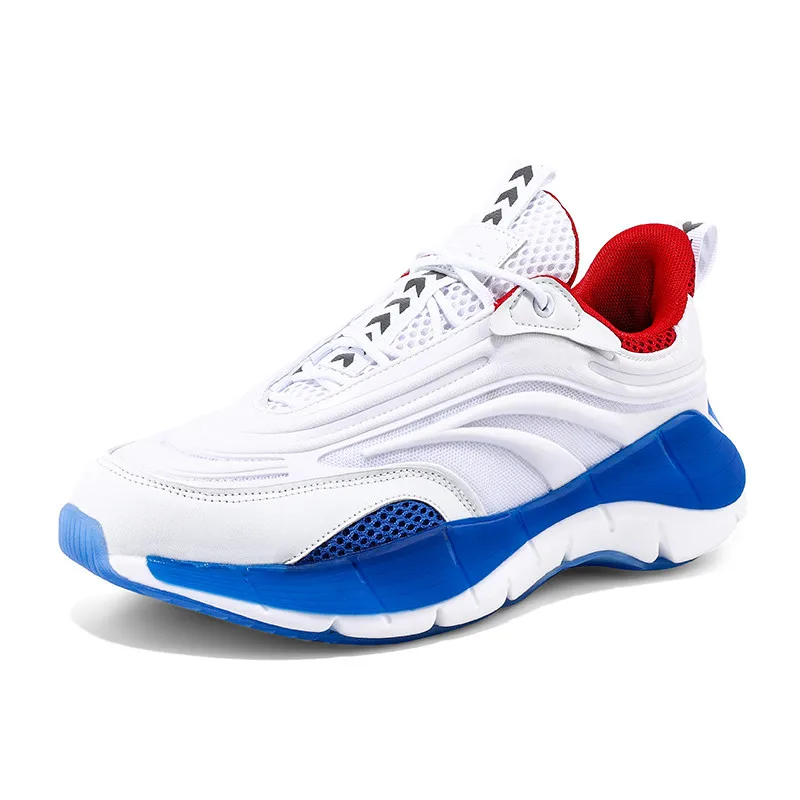 

custom Men Shock Absorption Sneaker Breathable Outdoor Knit Training Sport Shoes Casual Walking Comfortable Shoes for Running