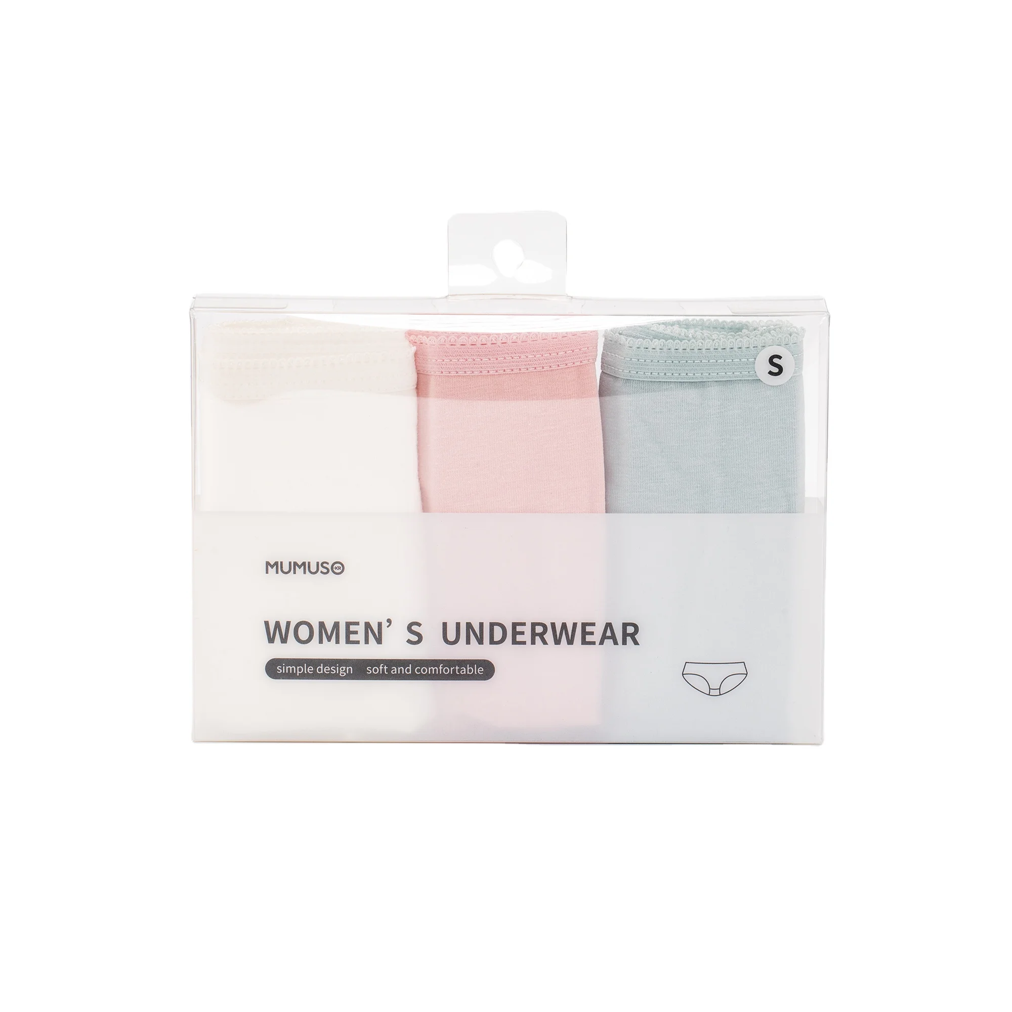 

MUMUSO factory wholesale women solid color three pack underpants