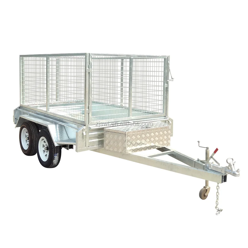 Heavy Duty 9x6 Dual Axle Caged Trailer - Buy Dual Axle,Caged Trailer ...