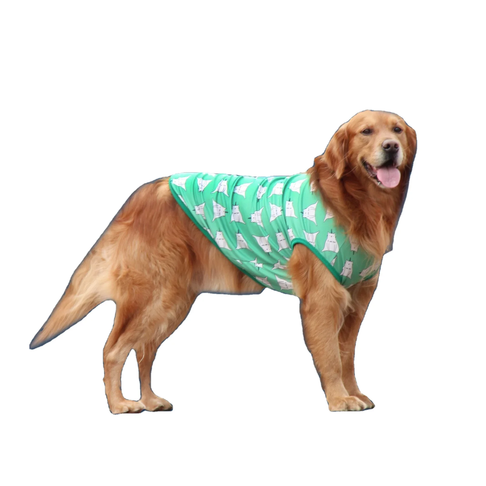 

summer thin shirt pet dog clothes Lightweight Breathable Sabian Shepherd Golden Retriever Sleeveless dog polo shirt for dog