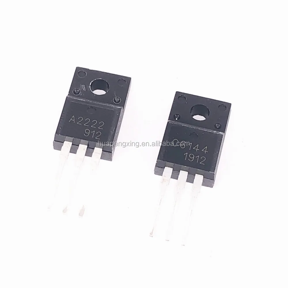Coppia Transistor Sanyo 2SA2222 + 2SC6144, TO-220F, Nuovi, Nikko UK
