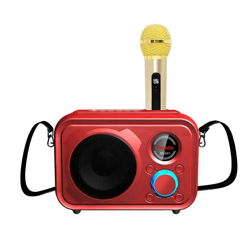 

Multi-color Factory Wholesale KTV speaker for Karaoke microphone