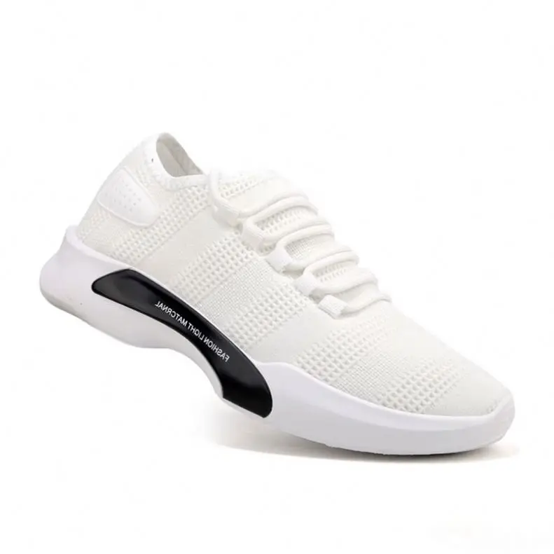 

big size 2020 new arrivals manufacturing custom luxury sneakers winter leather blank casual shoes men sports shoes flat shoes, Black white grey