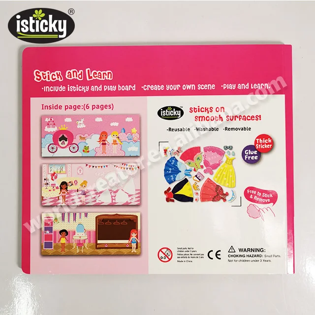 
High quality custom offset printing cartoon children sticker book 