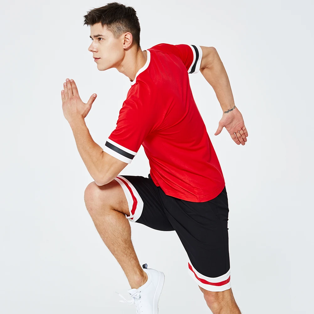 

Casual Sport Tracksuits Jogger Suits Sports Wear For Men 2020, "white black red"