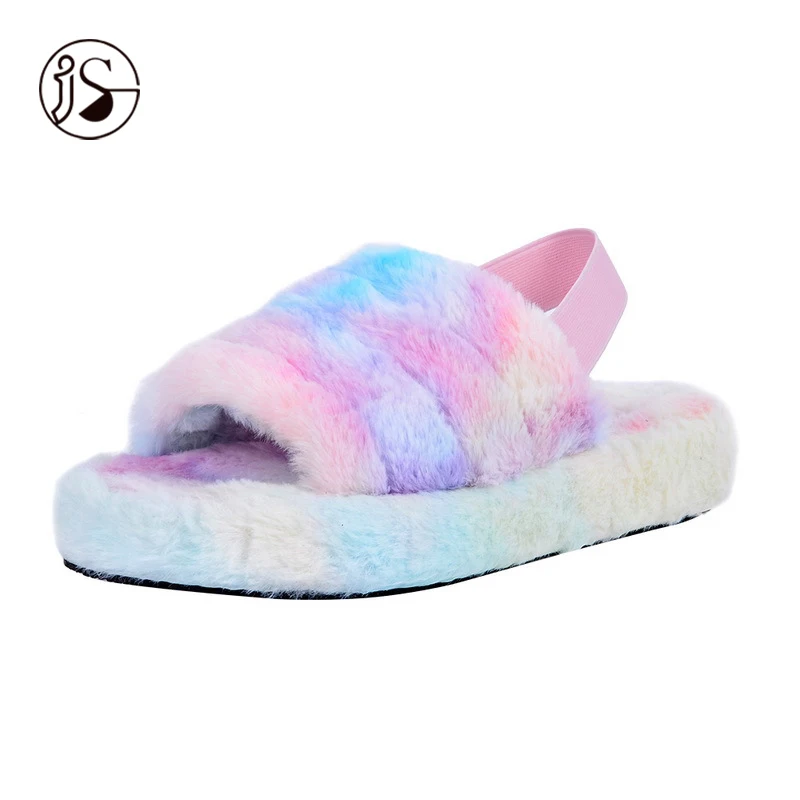 

Hot selling soft indoor Women fur slippers Slippers fur Slipper, Picture