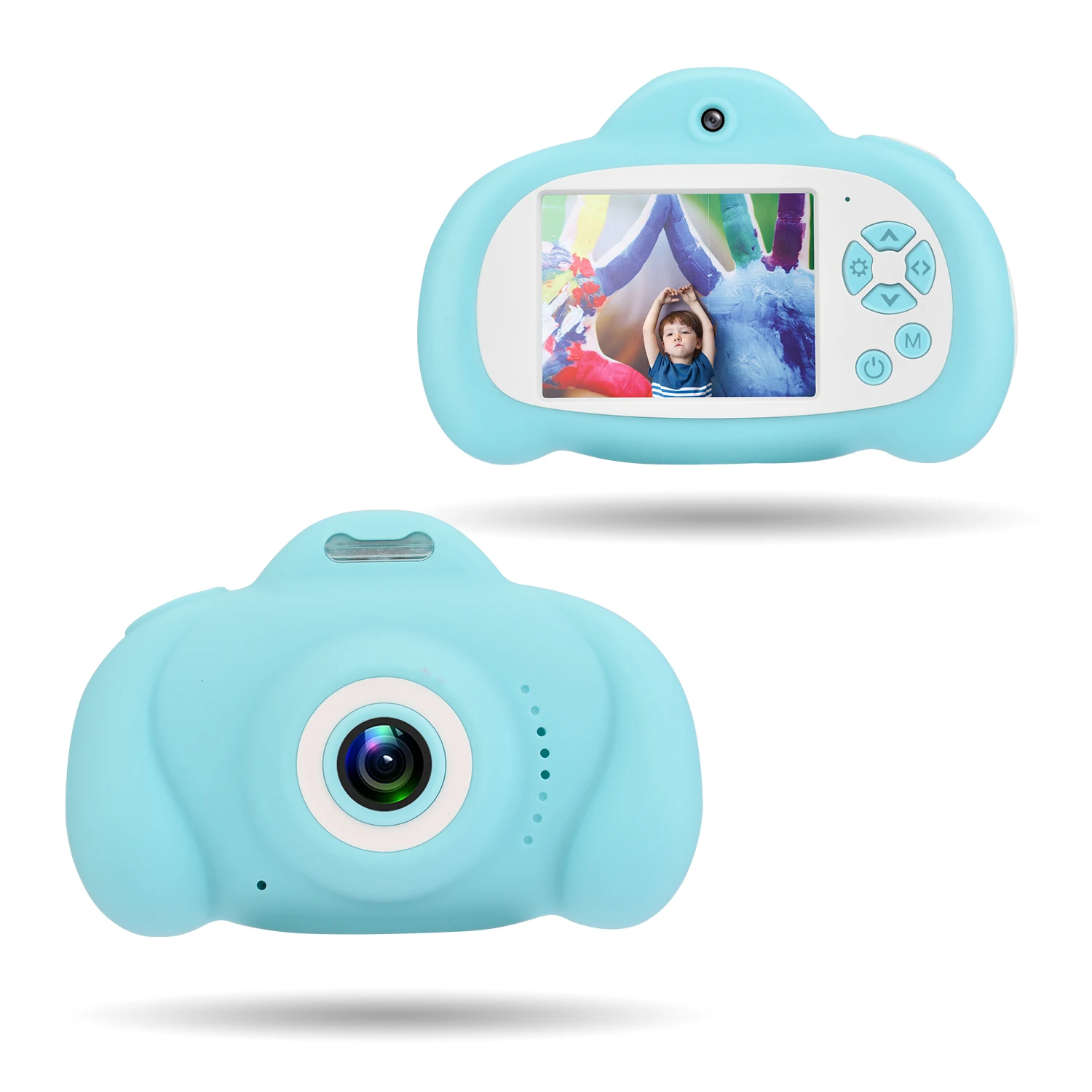 

Best Gift for children HD Dual Lens Kids Camera built in photo frame Selfie Wide Anlgle