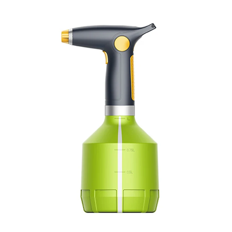 

1l Bottle Custom Green Rechargeable Usb Alcohol Sanitizing Gun Mist Sprayer electric spray bottle usb for garden