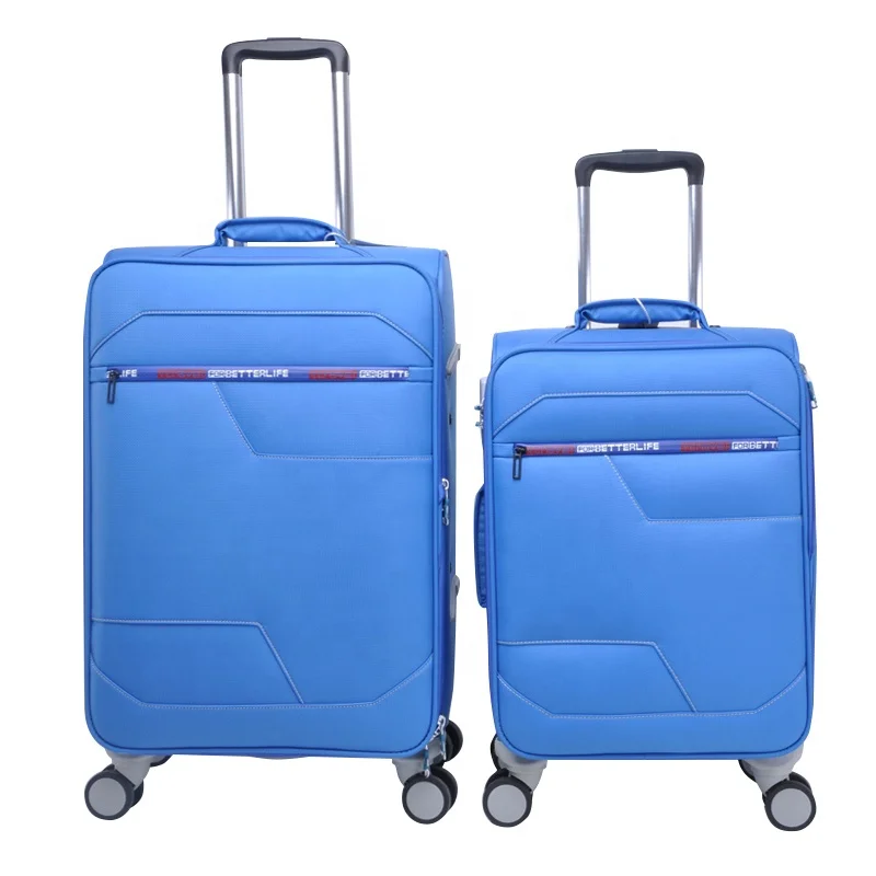 

Kongzhongniao 20"24" trolley luggage set nylon fabric expandable travel luggage soft suitcase urban business carry-on luggage, Black, blue, brown, grey, red, customized