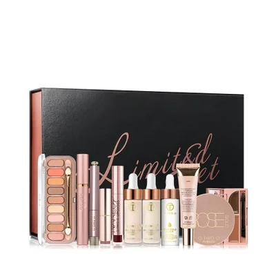 

OEM/ODM Black Gold All Makeup Kit Cosmetics Set Gift Box Makeup Set Professional E8620202