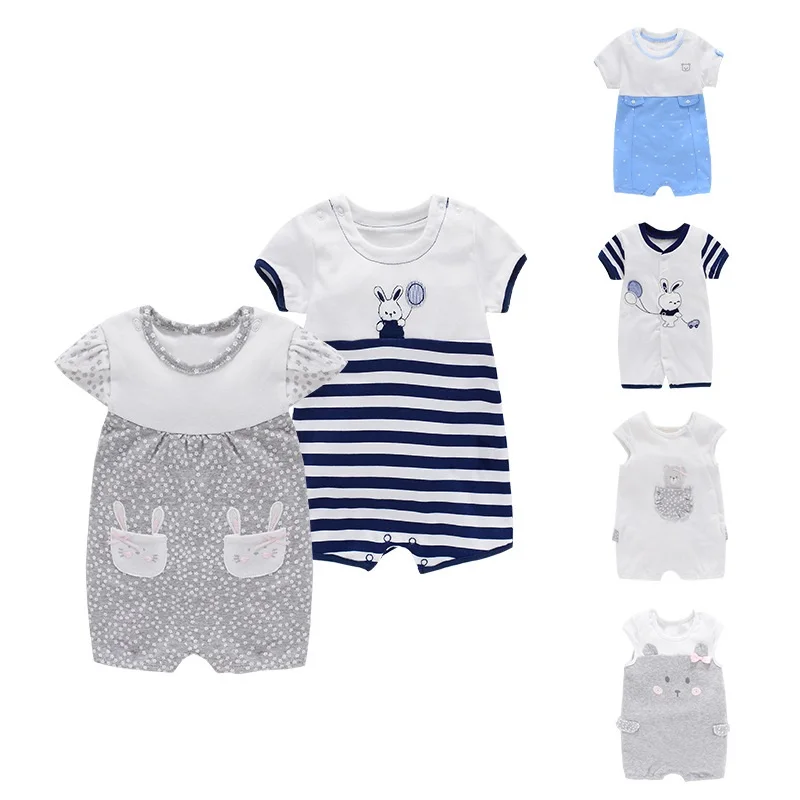 

O/A serice 2021 New Arrival Cute Summer Baby Short Romper for Boy and Girl Wholesale Price Baby Clothes, Picture