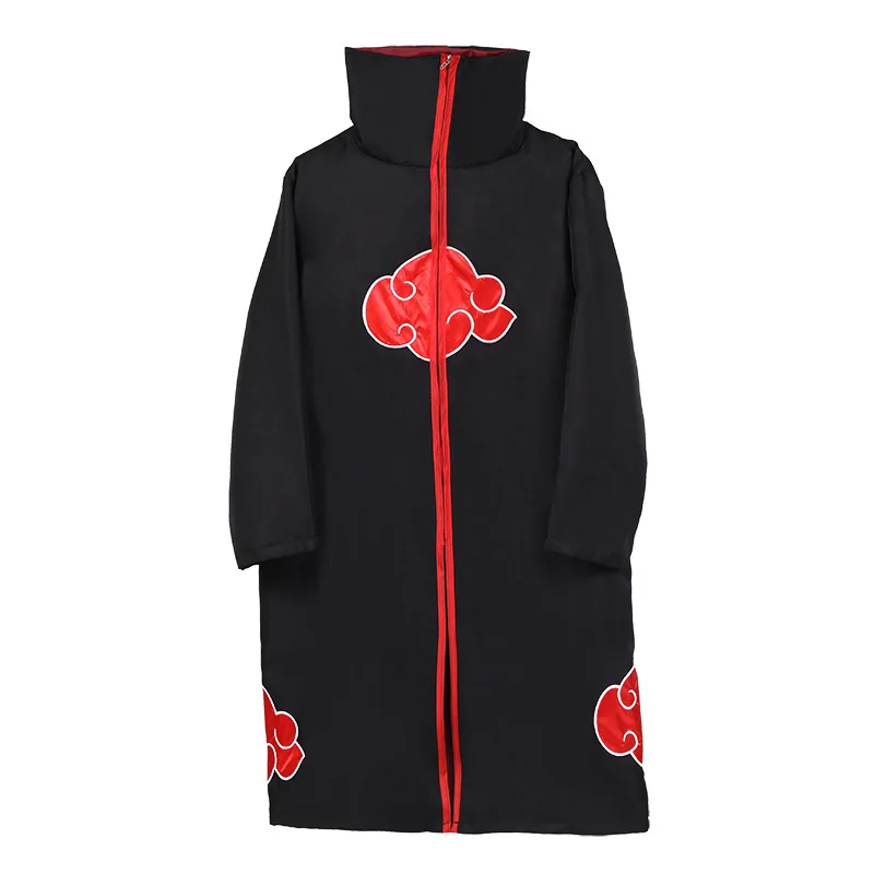 

2021 trending S-2XL High quality Hot Sale Anime Naruto Akatsuki Uchiha Itachi Cosplay Halloween Party Costume Cloak