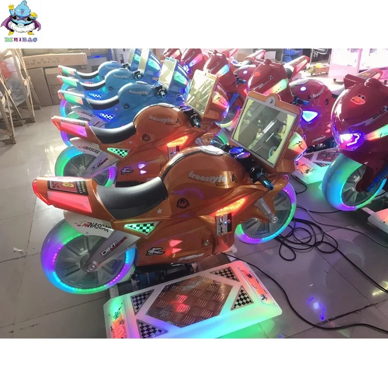 

2021 newest coin operated Kids moto racing arcade game machine for amusement park, Picture