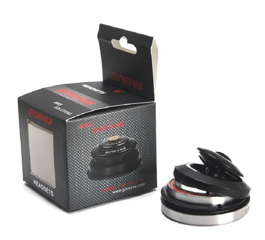 

High Quality Black Steel and Aluminum Easy to Use Built-In Bearing Headset for Bmx/Mountain Bike