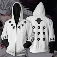 

Wholesale Custom Best Custom Logo 100% Polyester Anime Naruto Mens Hoodie with Zipper