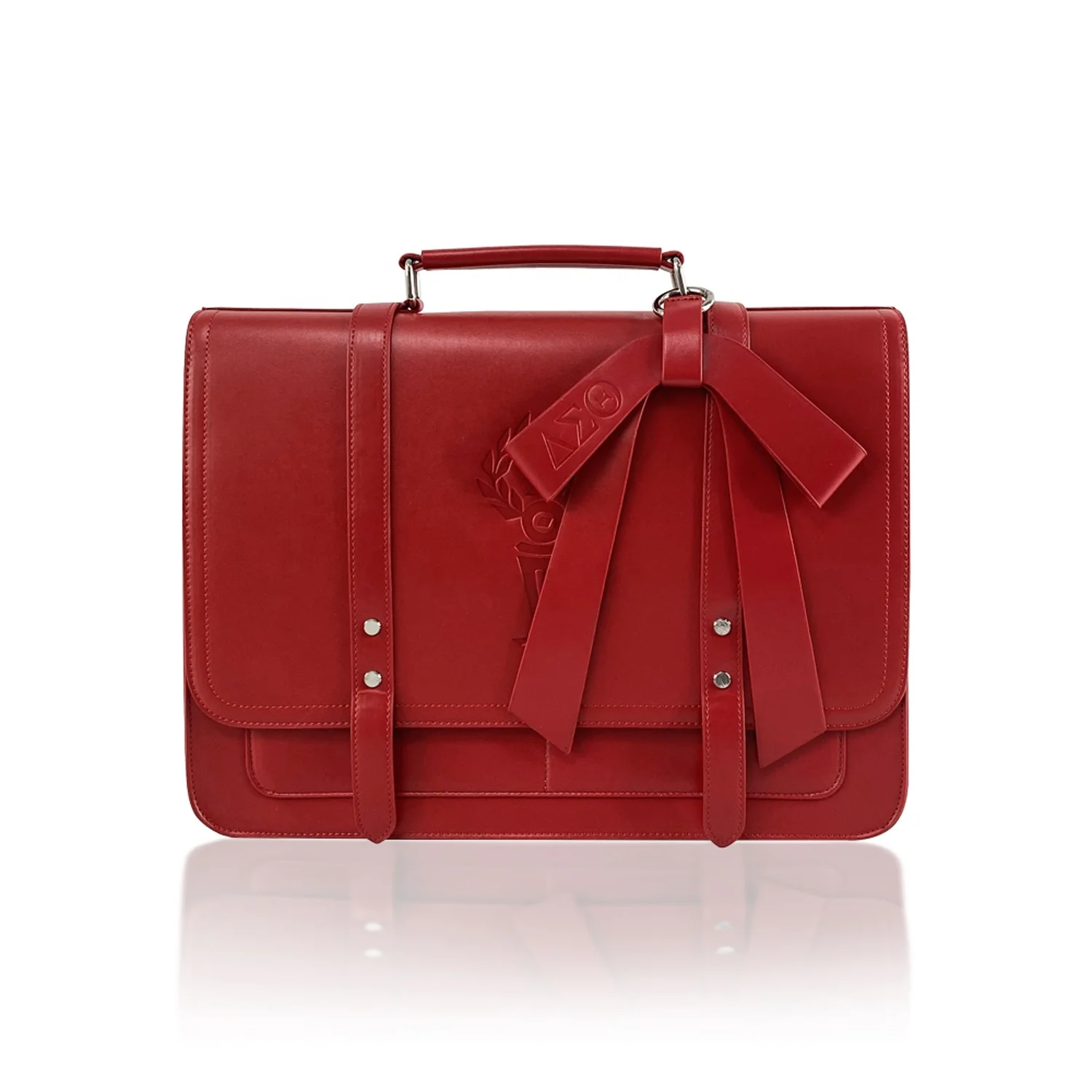 

2022 Original brand pu leather laptop bag red office bag custom business bags ladies new designer Vintage briefcase