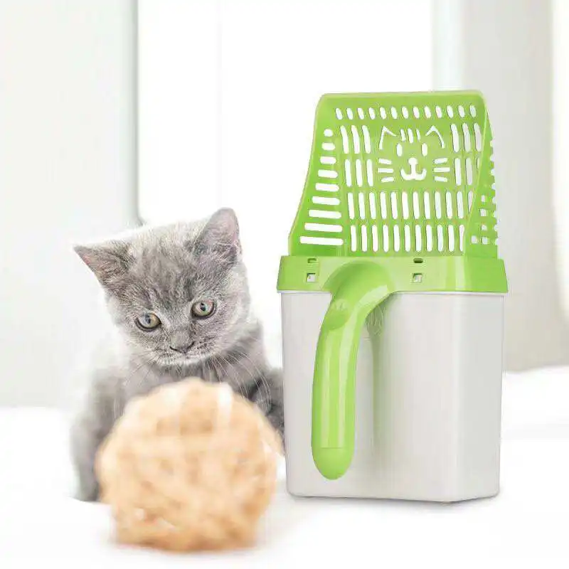 

Pet cat litter shovel toilets wastewater collector cat and dog food manure shovel cleaning gadget self-contained toilet bucket