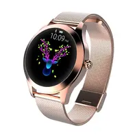 

Cheap IP68 Waterproof KW10 smartwatch Polish Enlish Spanish Multi language Smart Watch Women with Heart Rate Monitoring Bracelet