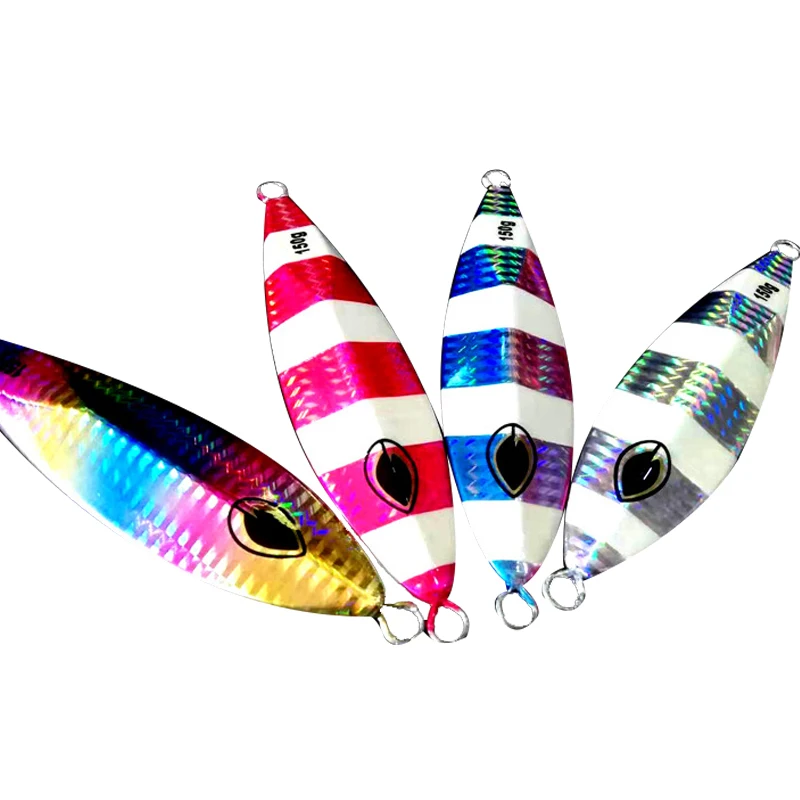 

New Products 100g 150g 200g 250g Iron Plate Bait Tuna Metal Lure Heavy Fishing Tackle Lure Used In The Lake And Sea, As picture