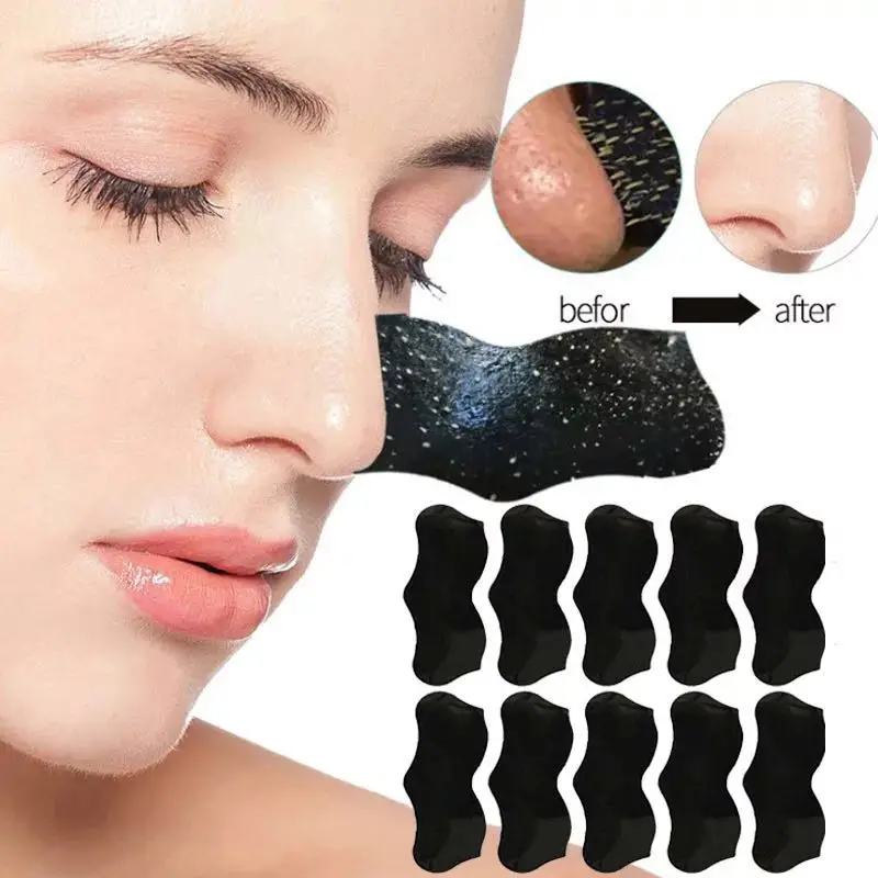 

Nose Blackhead Remover Deep Cleansing Skin Care Shrink Pore Acne Treatment Facial Mask Nose Pore Clean Strips Black Head Remover